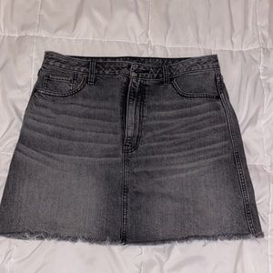 Abercrombie & Fitch Black Jean Skirt